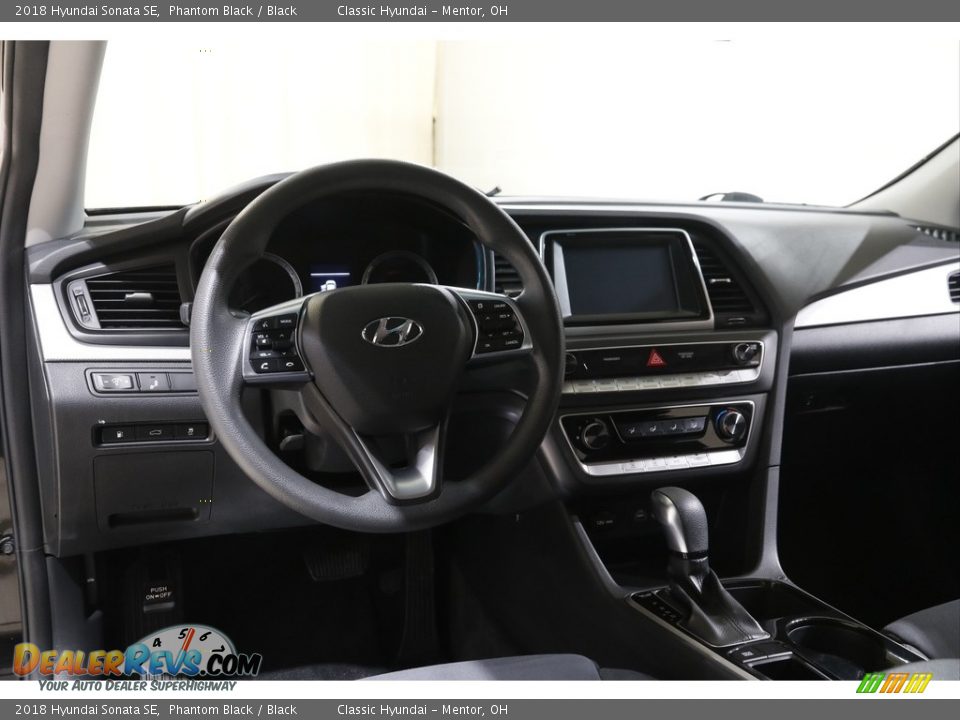 2018 Hyundai Sonata SE Phantom Black / Black Photo #6