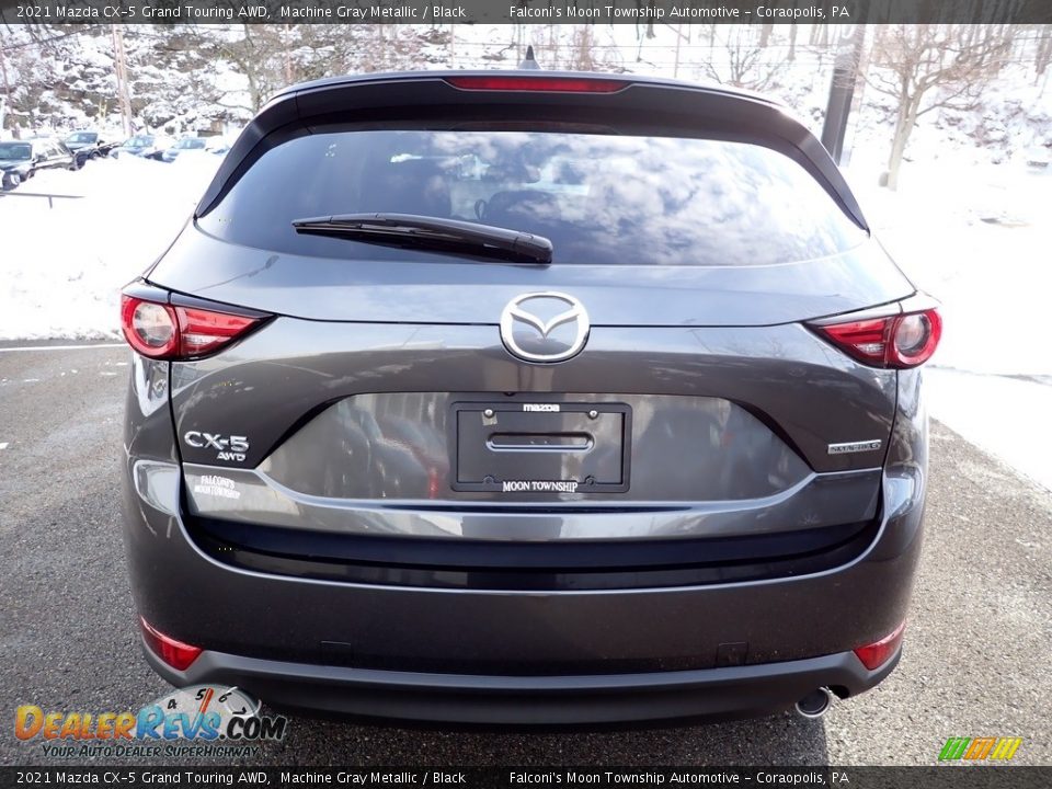 2021 Mazda CX-5 Grand Touring AWD Machine Gray Metallic / Black Photo #3