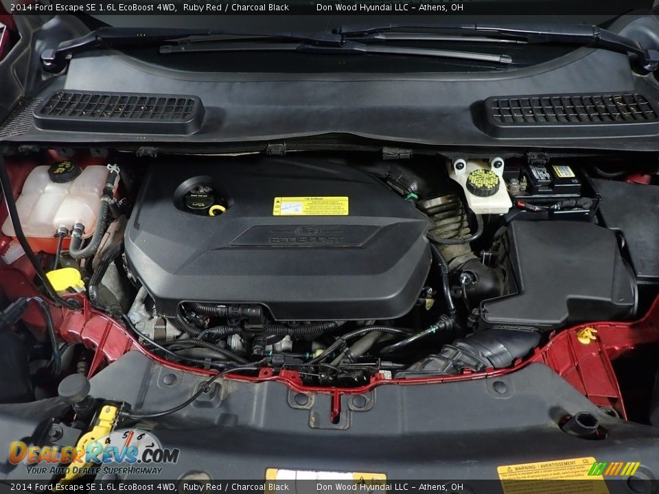 2014 Ford Escape SE 1.6L EcoBoost 4WD Ruby Red / Charcoal Black Photo #7