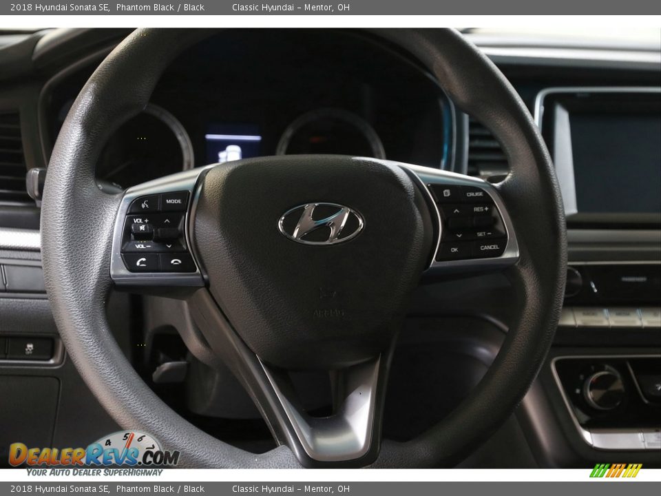 2018 Hyundai Sonata SE Phantom Black / Black Photo #7