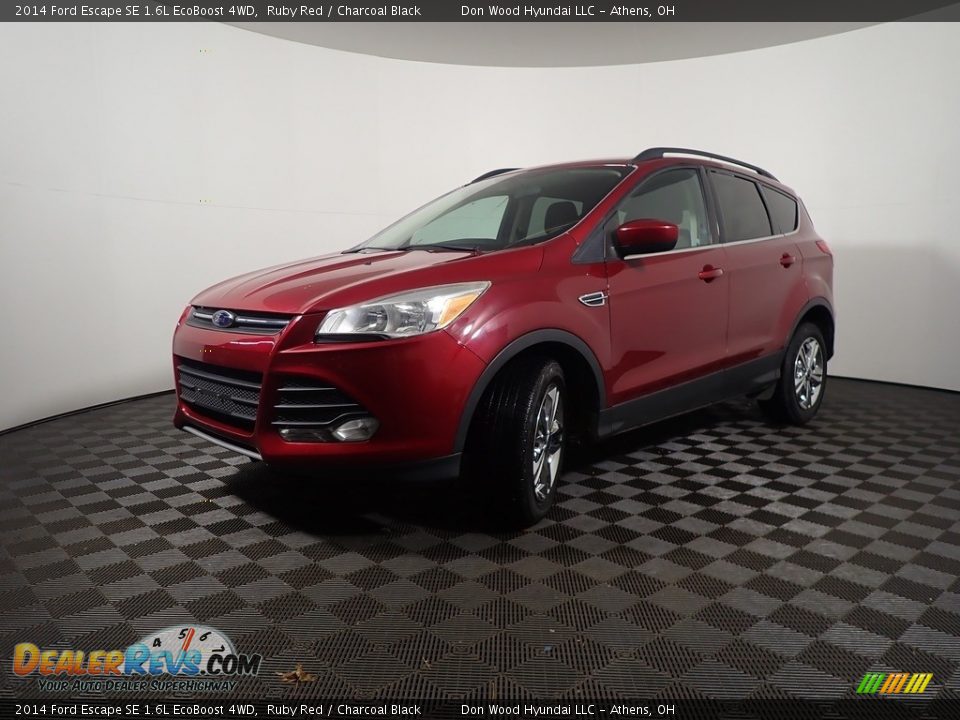 2014 Ford Escape SE 1.6L EcoBoost 4WD Ruby Red / Charcoal Black Photo #8