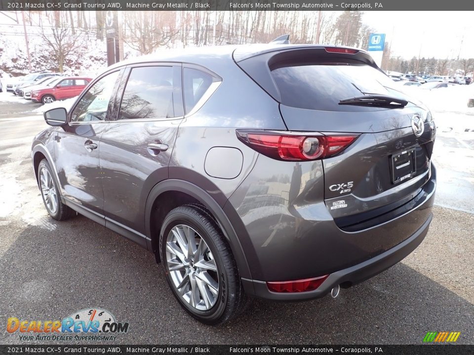 2021 Mazda CX-5 Grand Touring AWD Machine Gray Metallic / Black Photo #5