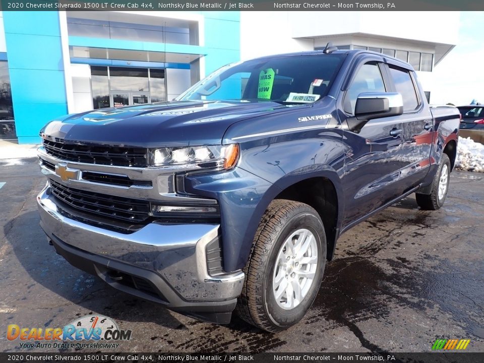 2020 Chevrolet Silverado 1500 LT Crew Cab 4x4 Northsky Blue Metallic / Jet Black Photo #2