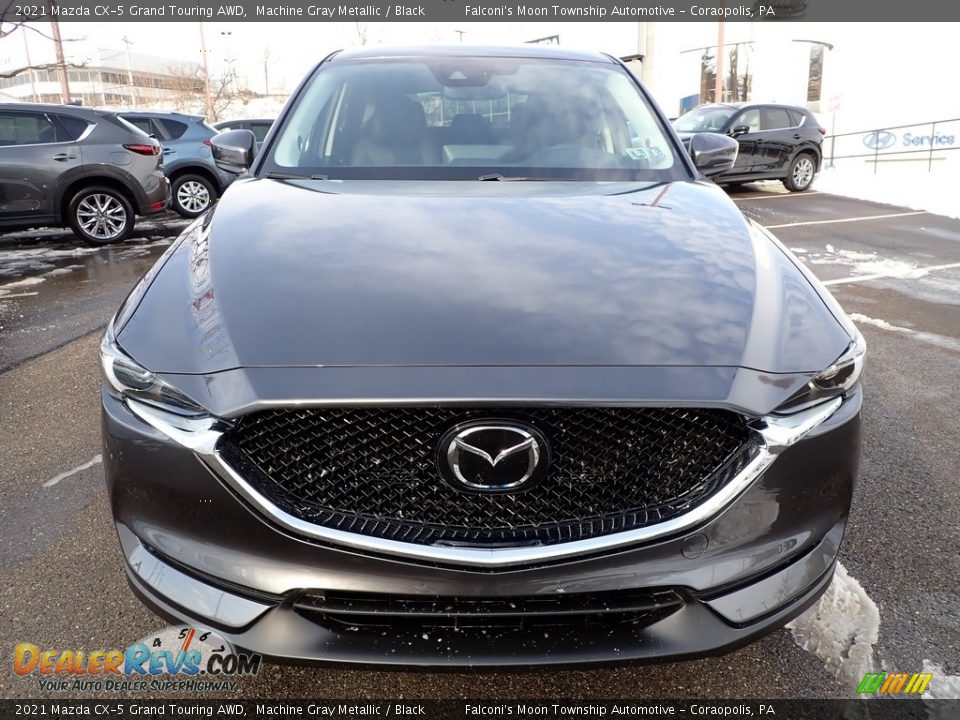 2021 Mazda CX-5 Grand Touring AWD Machine Gray Metallic / Black Photo #8