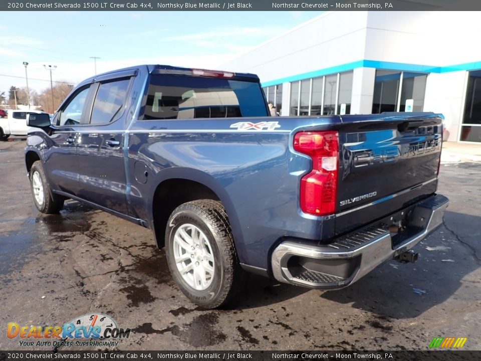 2020 Chevrolet Silverado 1500 LT Crew Cab 4x4 Northsky Blue Metallic / Jet Black Photo #4