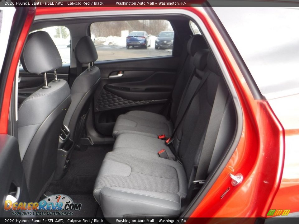 2020 Hyundai Santa Fe SEL AWD Calypso Red / Black Photo #25