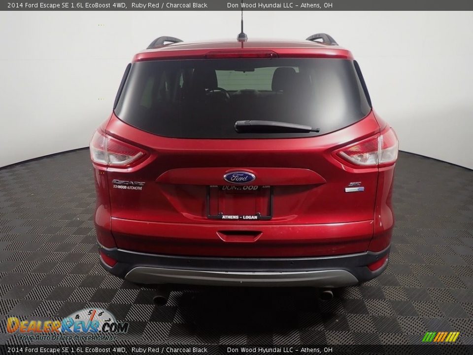 2014 Ford Escape SE 1.6L EcoBoost 4WD Ruby Red / Charcoal Black Photo #13