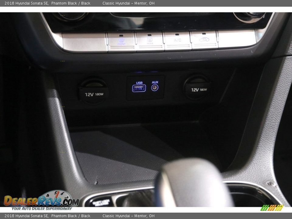 2018 Hyundai Sonata SE Phantom Black / Black Photo #13