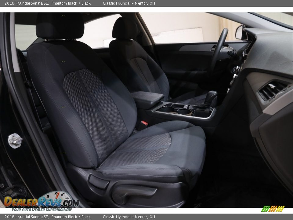 2018 Hyundai Sonata SE Phantom Black / Black Photo #14