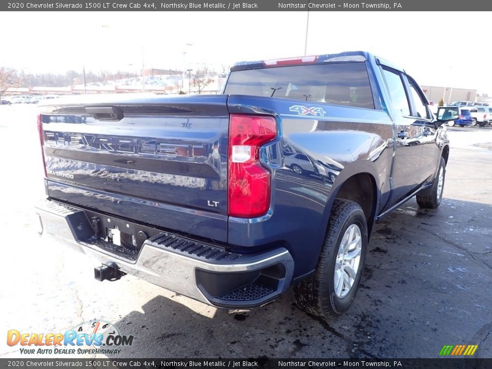 2020 Chevrolet Silverado 1500 LT Crew Cab 4x4 Northsky Blue Metallic / Jet Black Photo #7