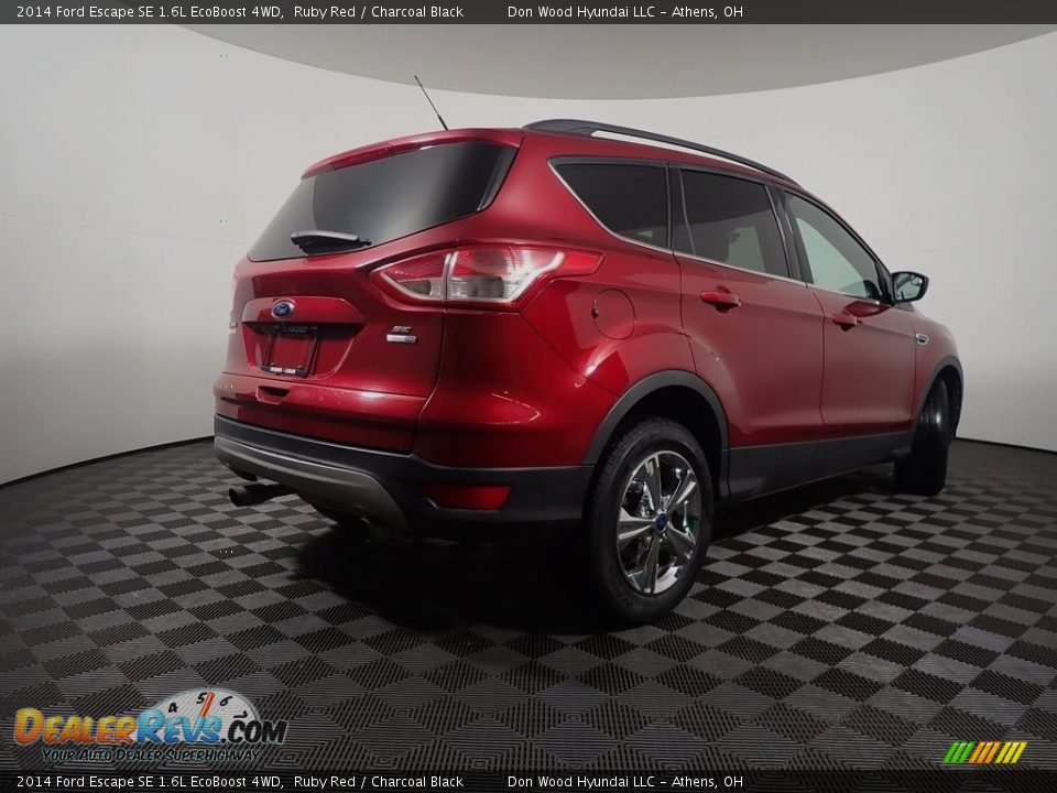 2014 Ford Escape SE 1.6L EcoBoost 4WD Ruby Red / Charcoal Black Photo #16
