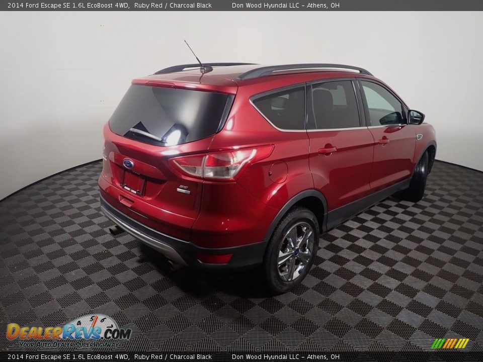 2014 Ford Escape SE 1.6L EcoBoost 4WD Ruby Red / Charcoal Black Photo #17