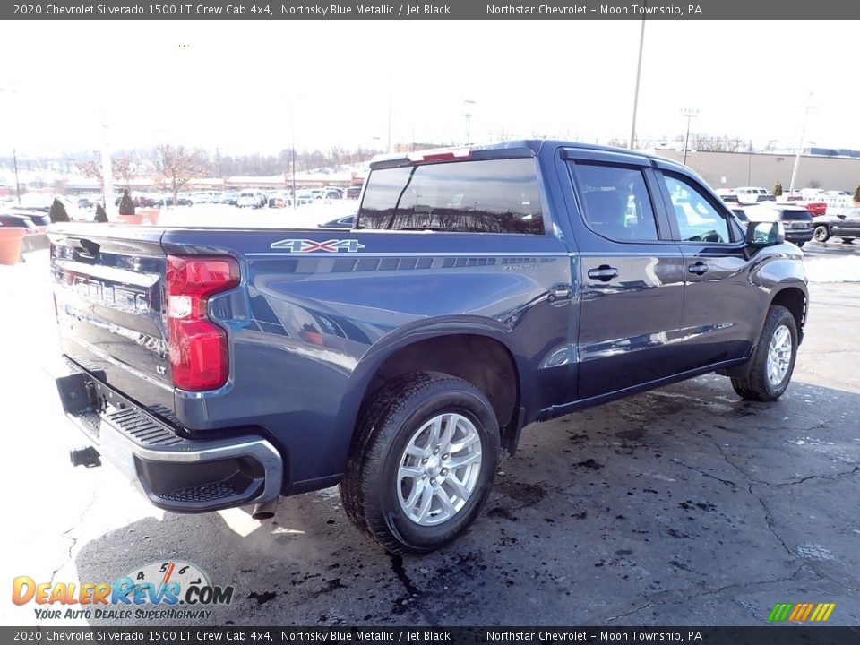 2020 Chevrolet Silverado 1500 LT Crew Cab 4x4 Northsky Blue Metallic / Jet Black Photo #8