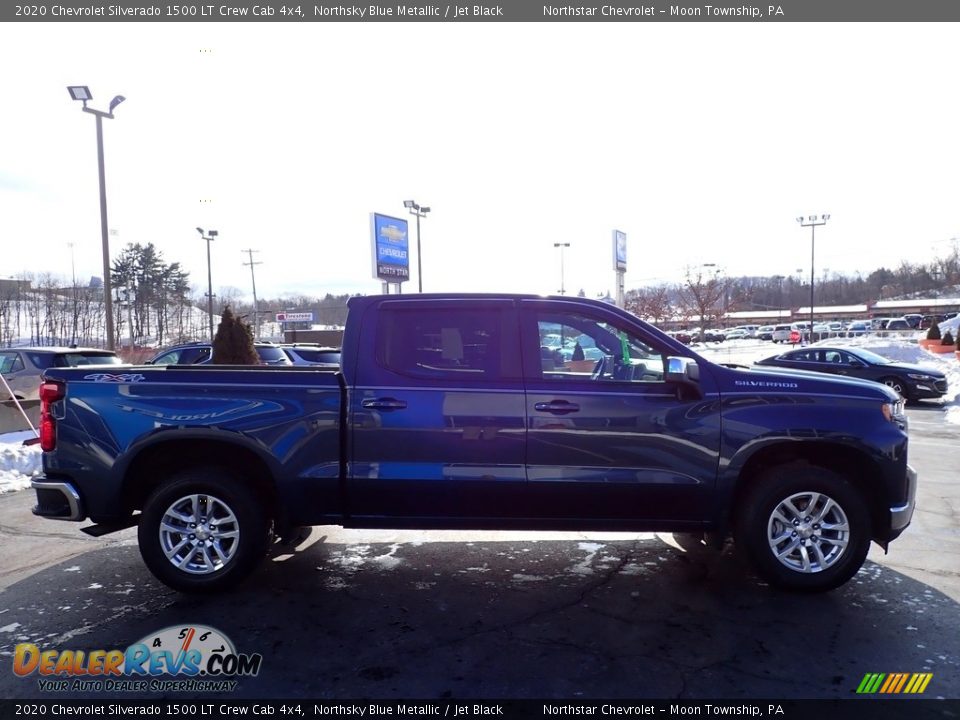 2020 Chevrolet Silverado 1500 LT Crew Cab 4x4 Northsky Blue Metallic / Jet Black Photo #9