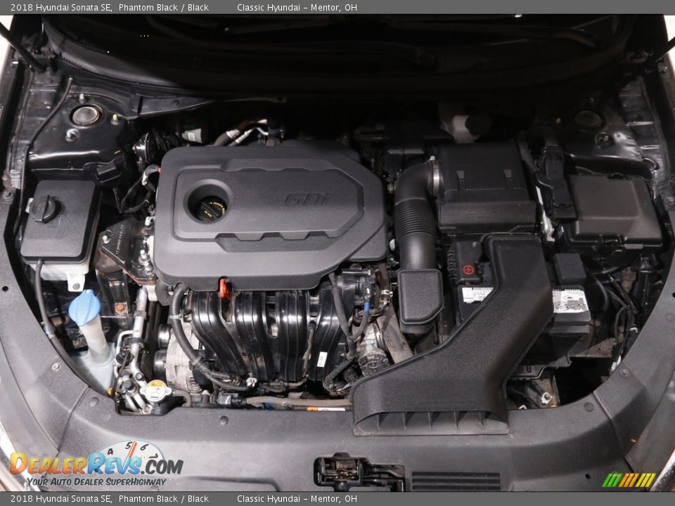 2018 Hyundai Sonata SE Phantom Black / Black Photo #18