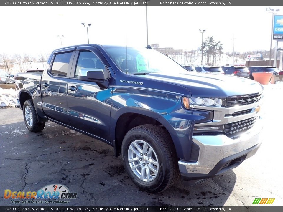 2020 Chevrolet Silverado 1500 LT Crew Cab 4x4 Northsky Blue Metallic / Jet Black Photo #10
