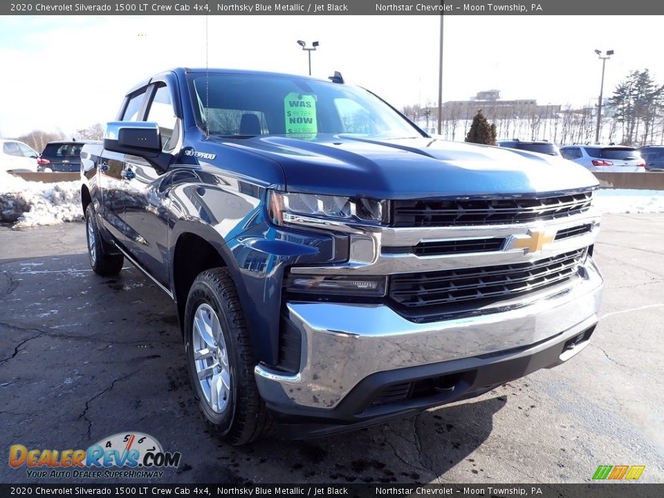 2020 Chevrolet Silverado 1500 LT Crew Cab 4x4 Northsky Blue Metallic / Jet Black Photo #11