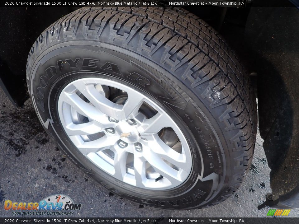 2020 Chevrolet Silverado 1500 LT Crew Cab 4x4 Northsky Blue Metallic / Jet Black Photo #13
