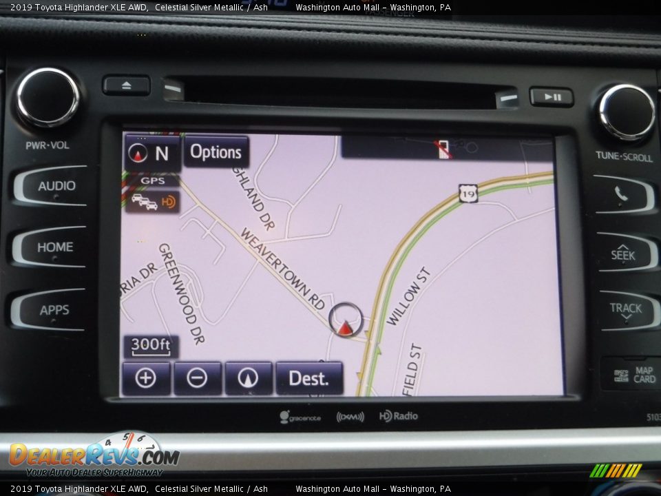 2019 Toyota Highlander XLE AWD Celestial Silver Metallic / Ash Photo #5