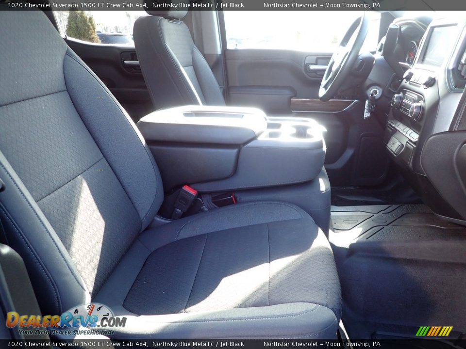 2020 Chevrolet Silverado 1500 LT Crew Cab 4x4 Northsky Blue Metallic / Jet Black Photo #14