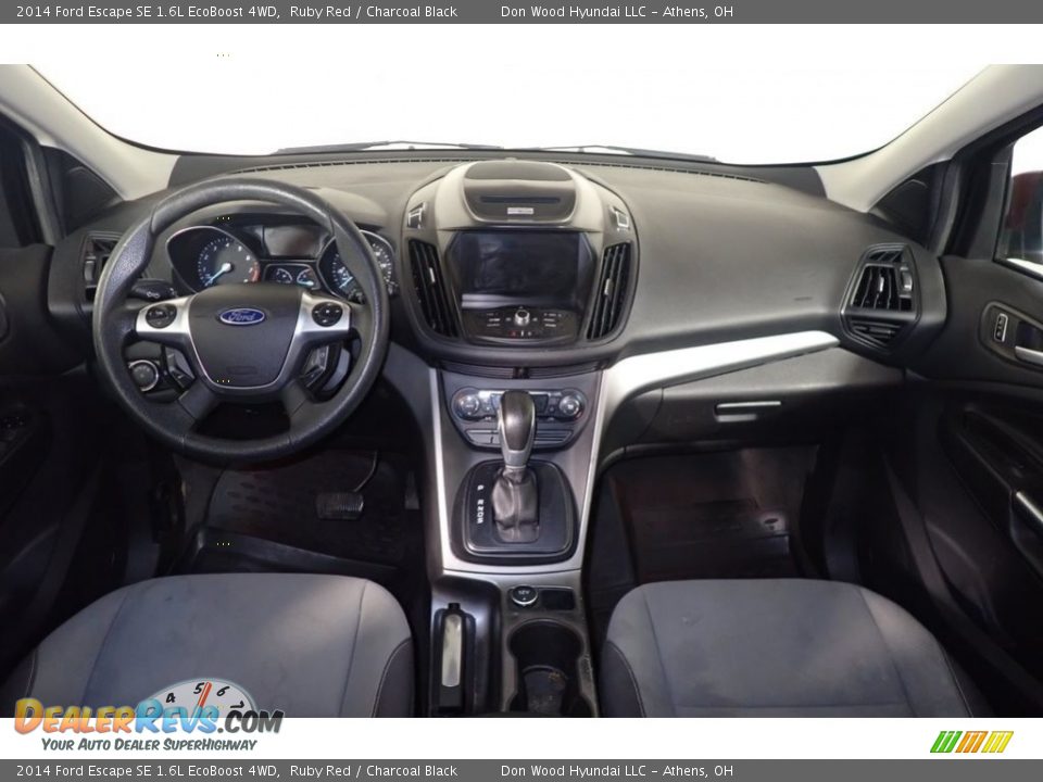 2014 Ford Escape SE 1.6L EcoBoost 4WD Ruby Red / Charcoal Black Photo #25