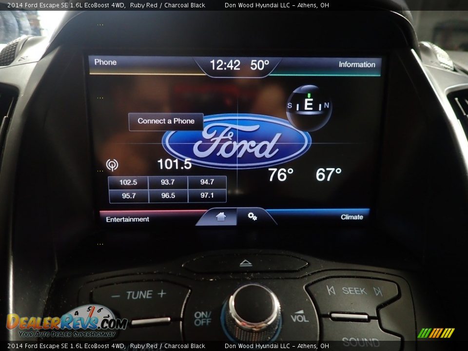 2014 Ford Escape SE 1.6L EcoBoost 4WD Ruby Red / Charcoal Black Photo #27