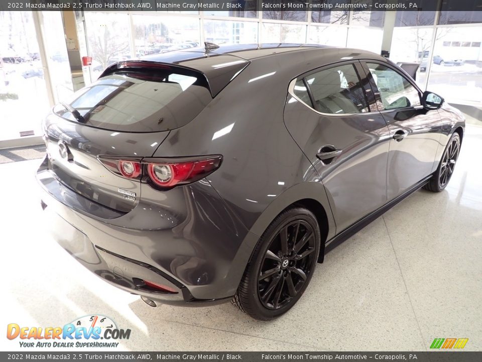 2022 Mazda Mazda3 2.5 Turbo Hatchback AWD Machine Gray Metallic / Black Photo #2