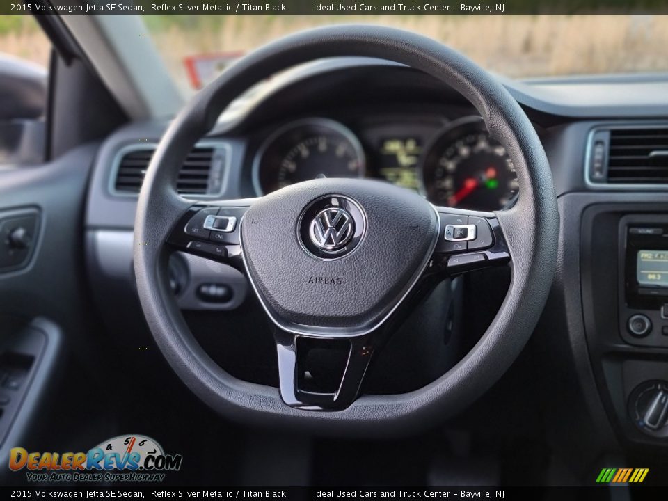 2015 Volkswagen Jetta SE Sedan Steering Wheel Photo #23