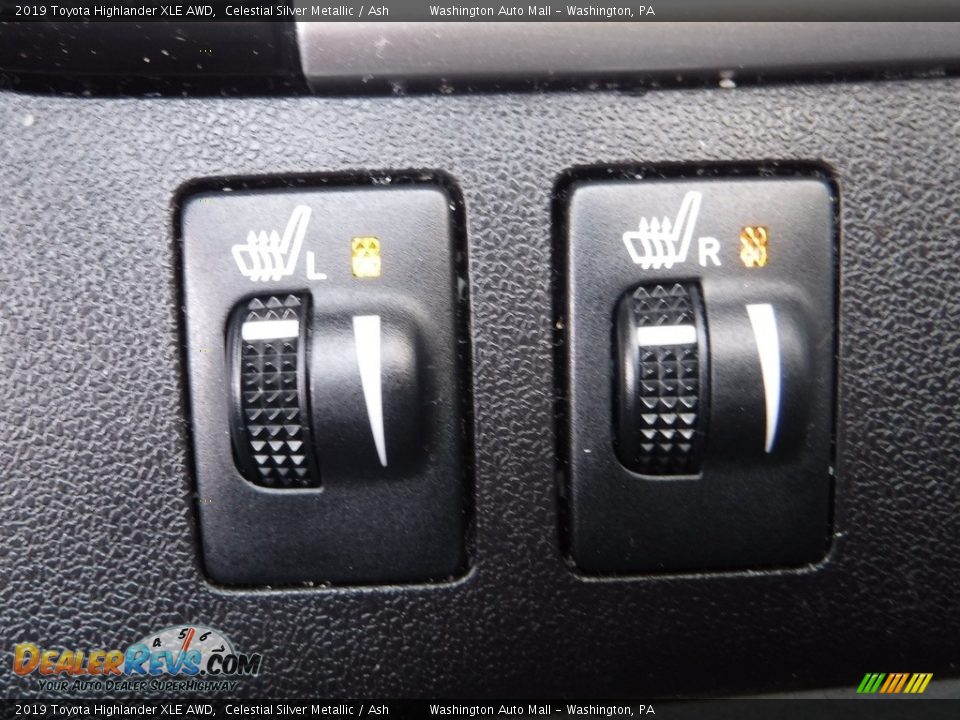 2019 Toyota Highlander XLE AWD Celestial Silver Metallic / Ash Photo #10