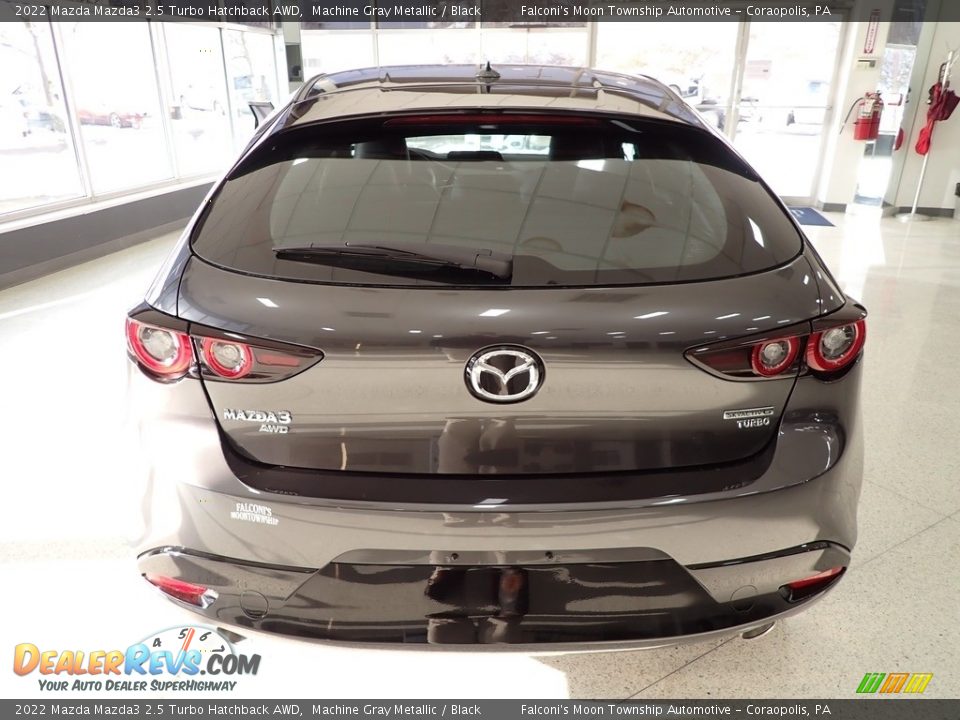 2022 Mazda Mazda3 2.5 Turbo Hatchback AWD Machine Gray Metallic / Black Photo #3