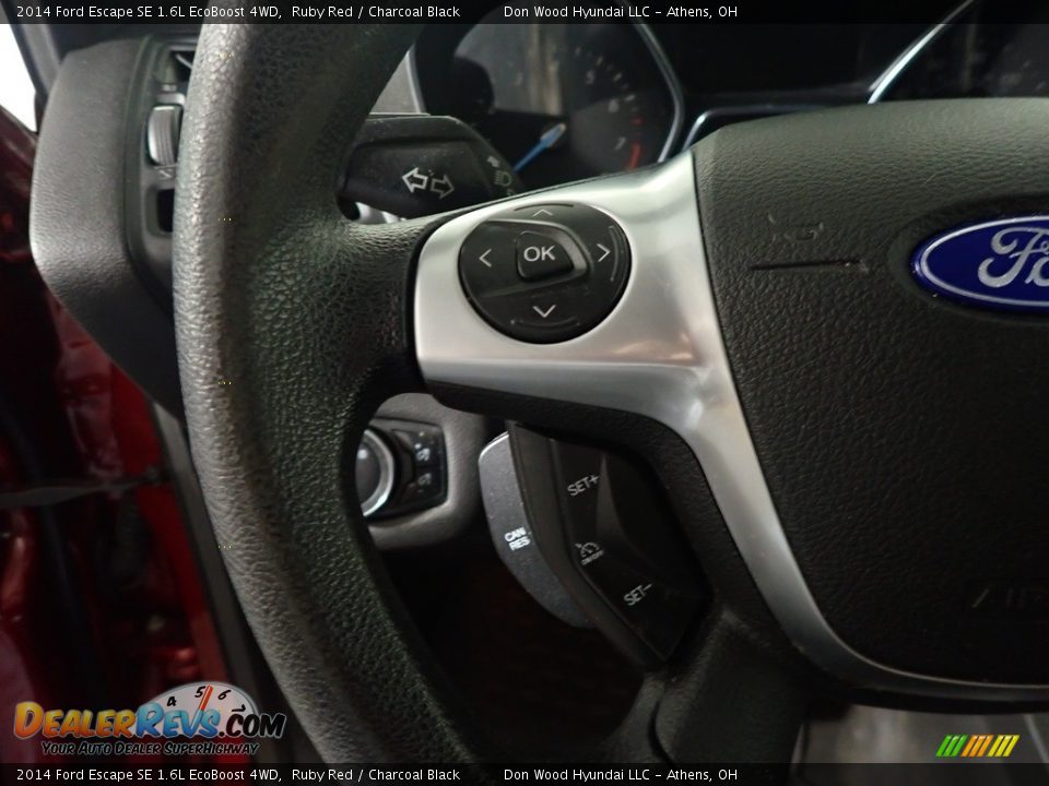 2014 Ford Escape SE 1.6L EcoBoost 4WD Ruby Red / Charcoal Black Photo #30