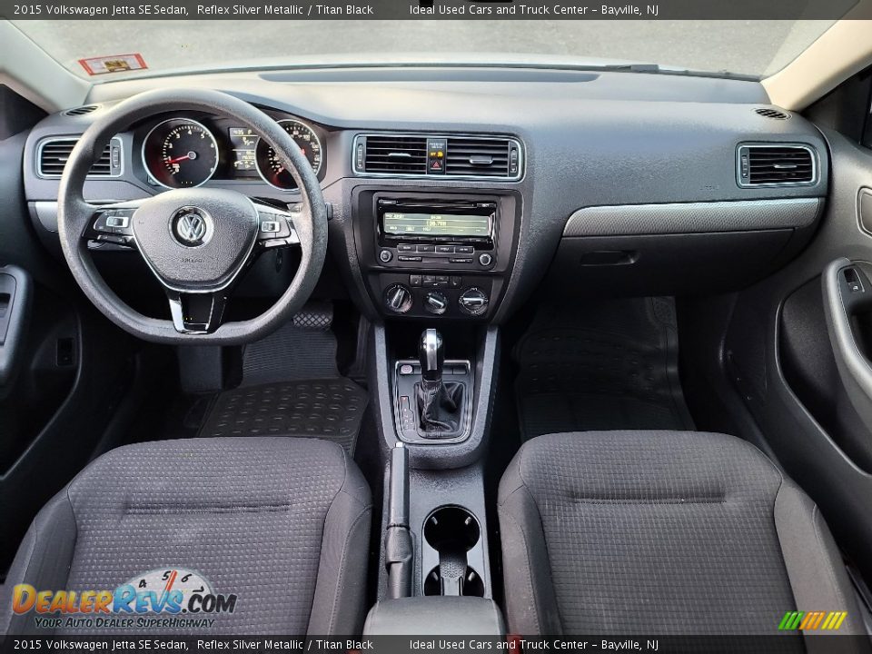Titan Black Interior - 2015 Volkswagen Jetta SE Sedan Photo #25