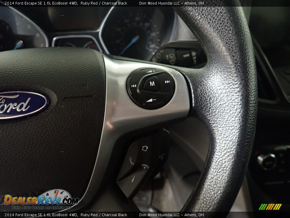 2014 Ford Escape SE 1.6L EcoBoost 4WD Ruby Red / Charcoal Black Photo #31