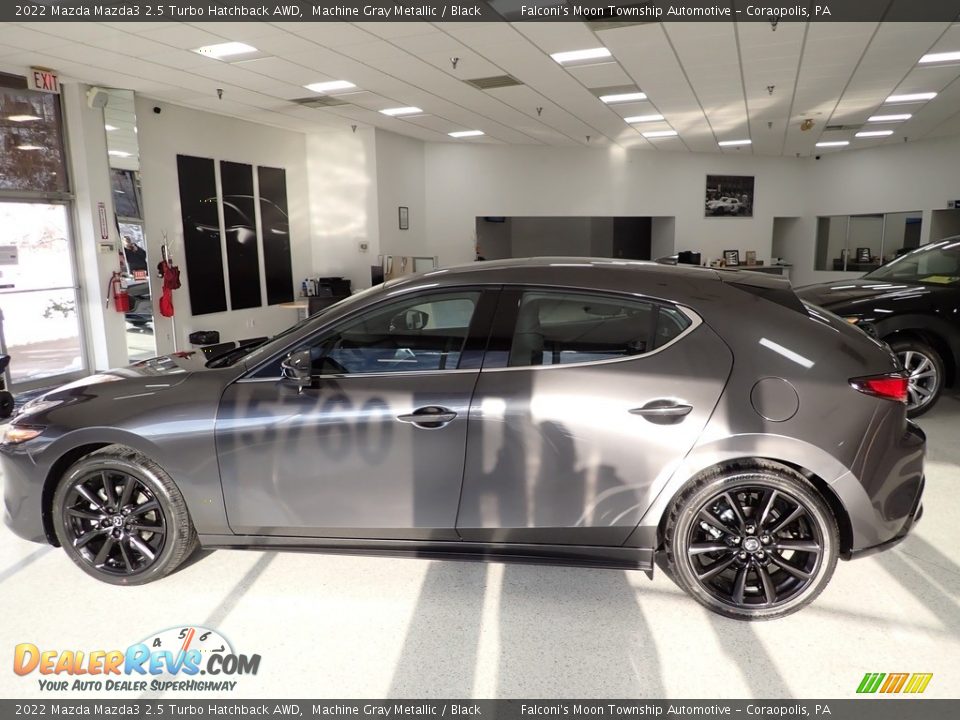 Machine Gray Metallic 2022 Mazda Mazda3 2.5 Turbo Hatchback AWD Photo #6