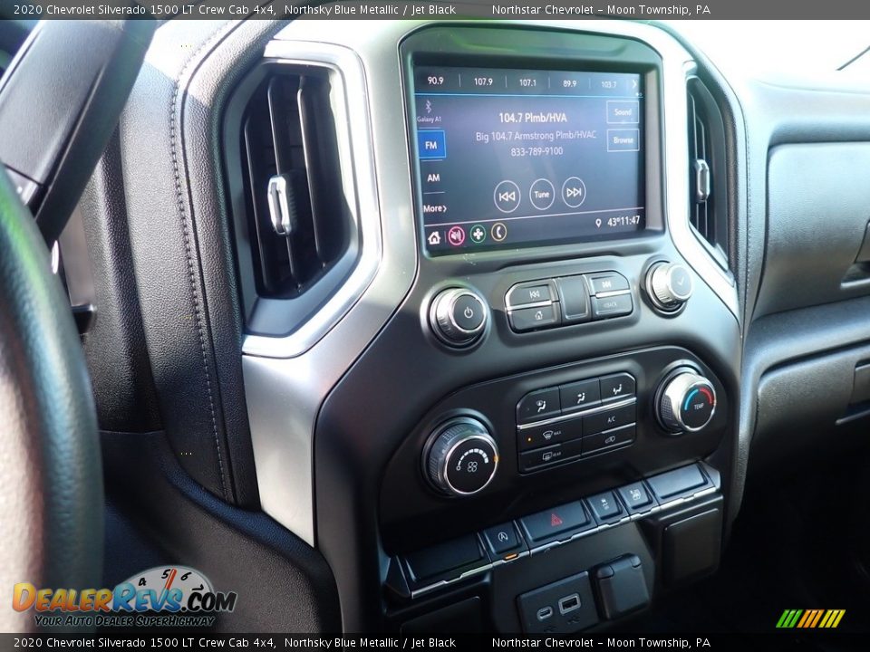 2020 Chevrolet Silverado 1500 LT Crew Cab 4x4 Northsky Blue Metallic / Jet Black Photo #27