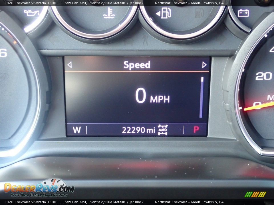 2020 Chevrolet Silverado 1500 LT Crew Cab 4x4 Northsky Blue Metallic / Jet Black Photo #29