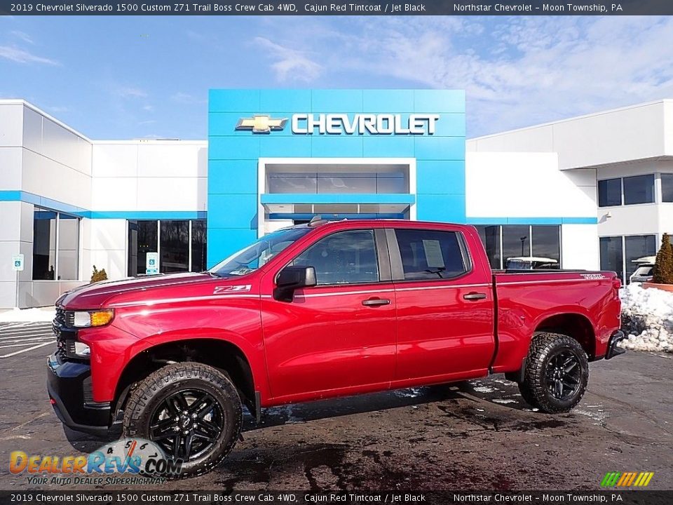 2019 Chevrolet Silverado 1500 Custom Z71 Trail Boss Crew Cab 4WD Cajun Red Tintcoat / Jet Black Photo #1