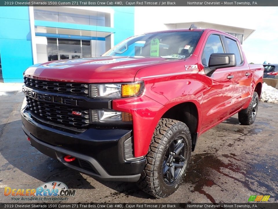 2019 Chevrolet Silverado 1500 Custom Z71 Trail Boss Crew Cab 4WD Cajun Red Tintcoat / Jet Black Photo #2