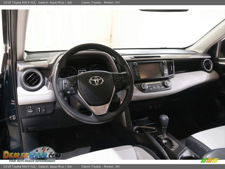 2018 Toyota RAV4 XLE Galactic Aqua Mica / Ash Photo #6