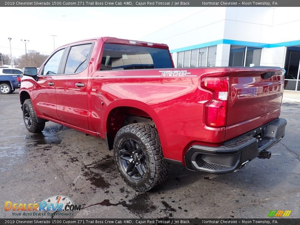 2019 Chevrolet Silverado 1500 Custom Z71 Trail Boss Crew Cab 4WD Cajun Red Tintcoat / Jet Black Photo #4