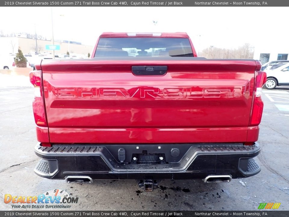 2019 Chevrolet Silverado 1500 Custom Z71 Trail Boss Crew Cab 4WD Cajun Red Tintcoat / Jet Black Photo #6