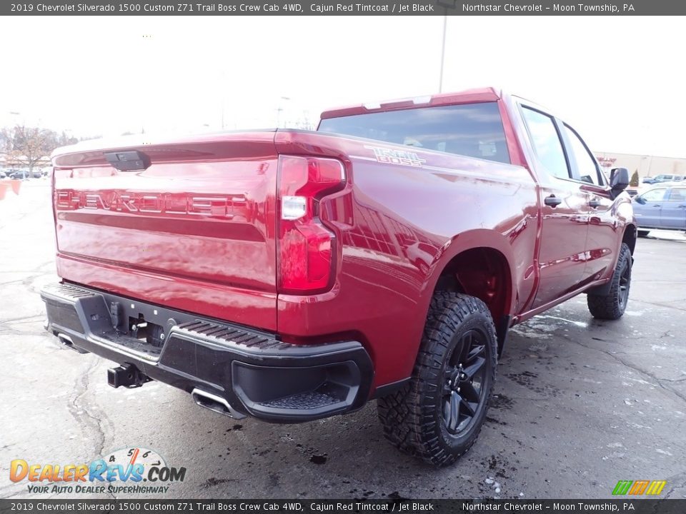 2019 Chevrolet Silverado 1500 Custom Z71 Trail Boss Crew Cab 4WD Cajun Red Tintcoat / Jet Black Photo #7