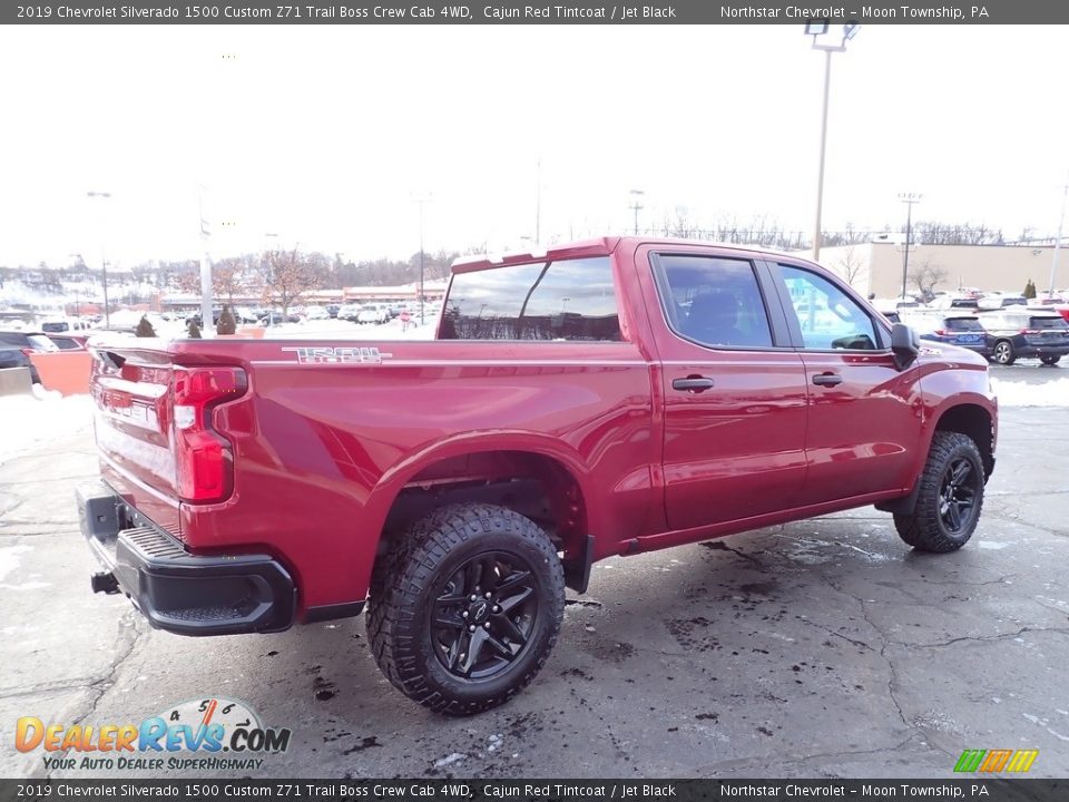 2019 Chevrolet Silverado 1500 Custom Z71 Trail Boss Crew Cab 4WD Cajun Red Tintcoat / Jet Black Photo #8