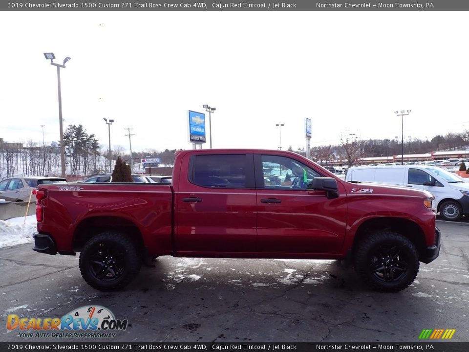 2019 Chevrolet Silverado 1500 Custom Z71 Trail Boss Crew Cab 4WD Cajun Red Tintcoat / Jet Black Photo #9