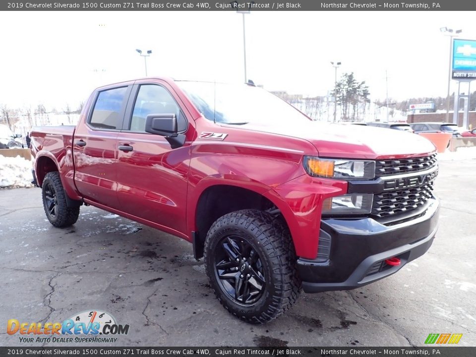 2019 Chevrolet Silverado 1500 Custom Z71 Trail Boss Crew Cab 4WD Cajun Red Tintcoat / Jet Black Photo #10