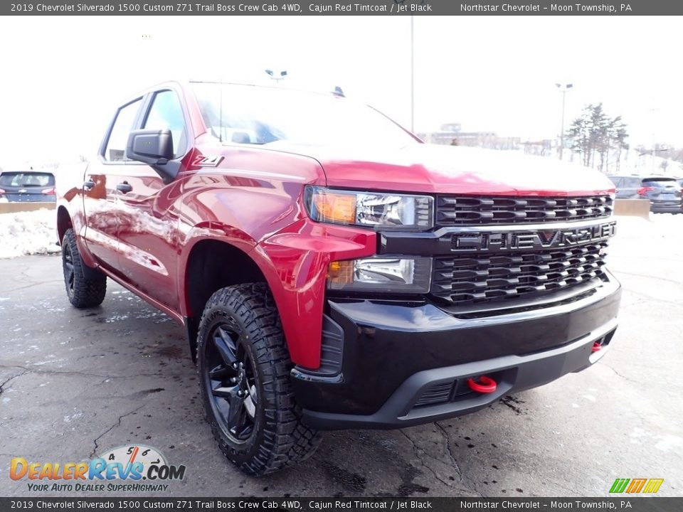 2019 Chevrolet Silverado 1500 Custom Z71 Trail Boss Crew Cab 4WD Cajun Red Tintcoat / Jet Black Photo #11