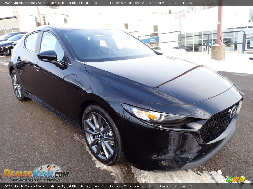 Jet Black Mica 2022 Mazda Mazda3 Select Hatchback Photo #9