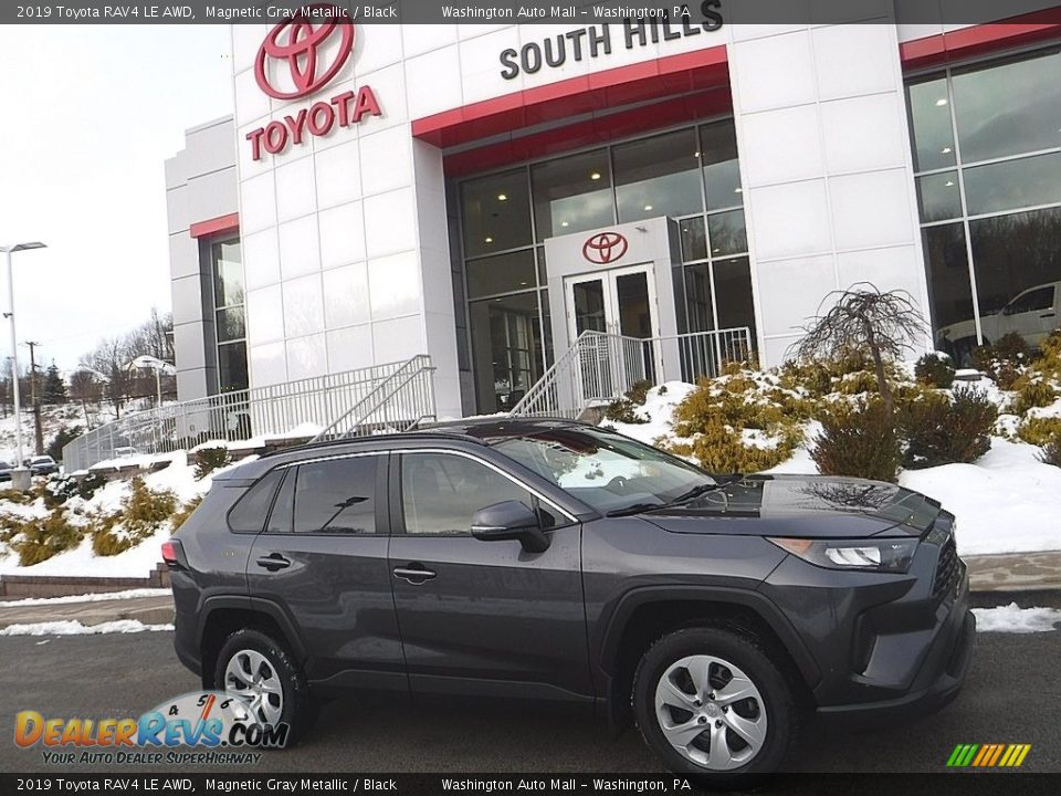 2019 Toyota RAV4 LE AWD Magnetic Gray Metallic / Black Photo #2