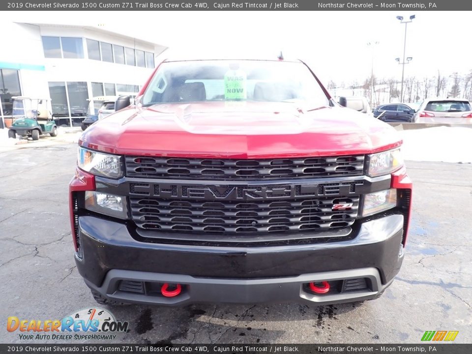 2019 Chevrolet Silverado 1500 Custom Z71 Trail Boss Crew Cab 4WD Cajun Red Tintcoat / Jet Black Photo #12