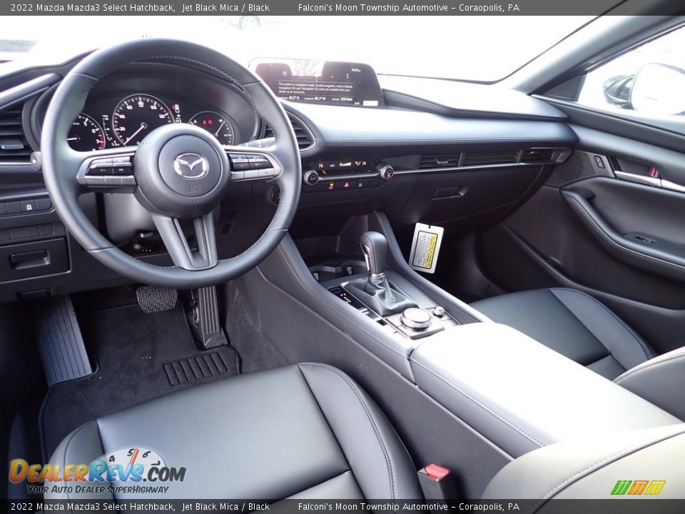 Black Interior - 2022 Mazda Mazda3 Select Hatchback Photo #13